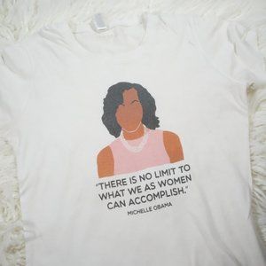 Michelle Obama Graphic Quote Tee Shirt